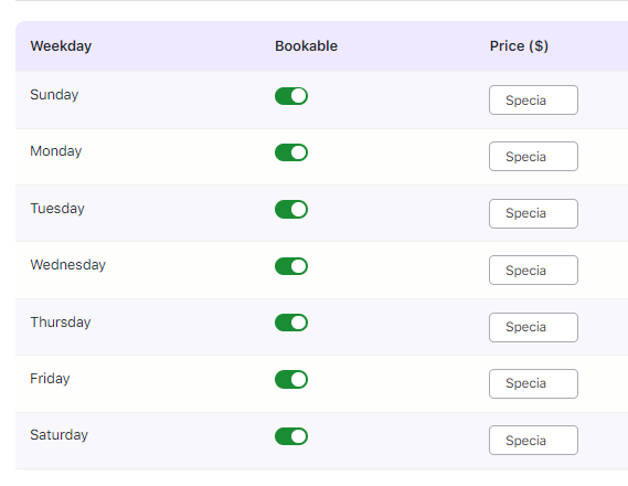 Minimum Nights in the Multiple Nights Booking Type - Tyche Softwares Documentation