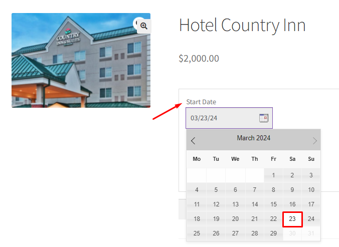Minimum Number of Nights to Book in the Multiple Nights Booking Type - Tyche Softwares Documentation