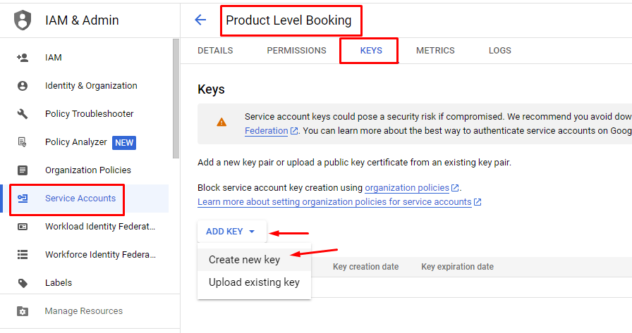 Exporting Product Level bookings to Google Calendar - Tyche Softwares Documentation