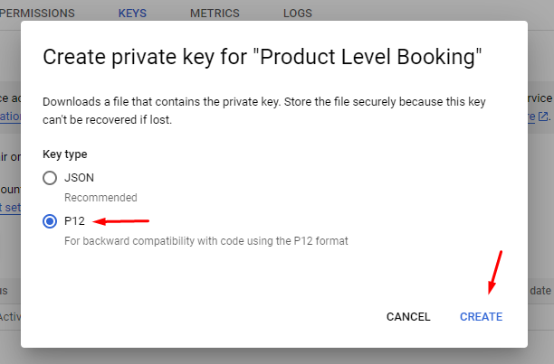 Exporting Product Level bookings to Google Calendar - Tyche Softwares Documentation