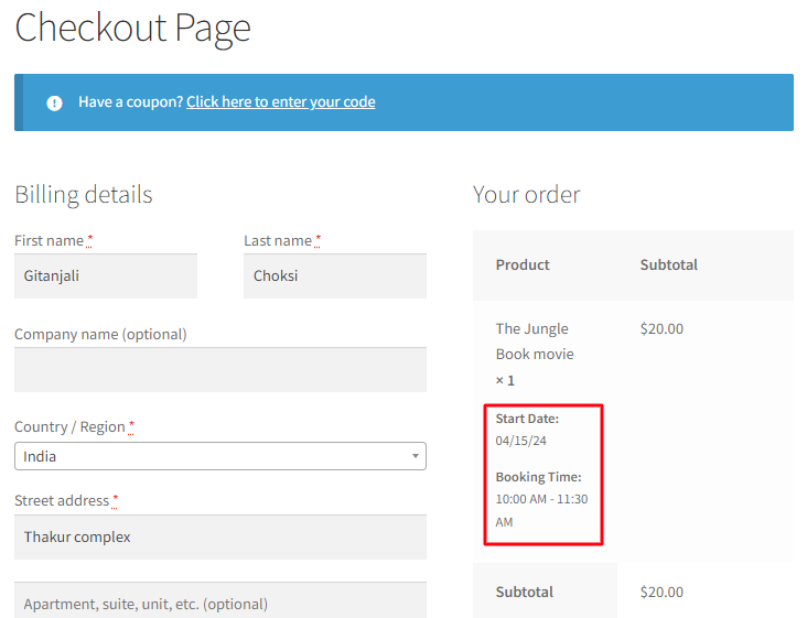 Set up time slot prices using the Fixed Time booking type - Tyche Softwares Documentation