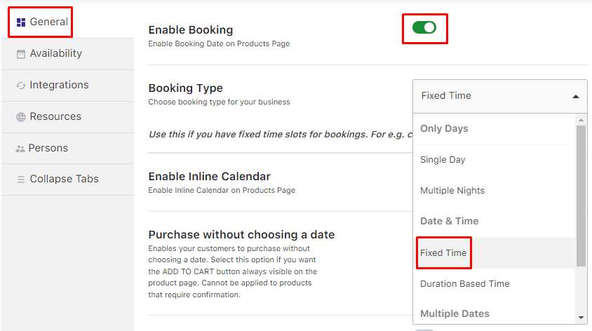 Set up time slot prices using the Fixed Time booking type - Tyche Softwares Documentation