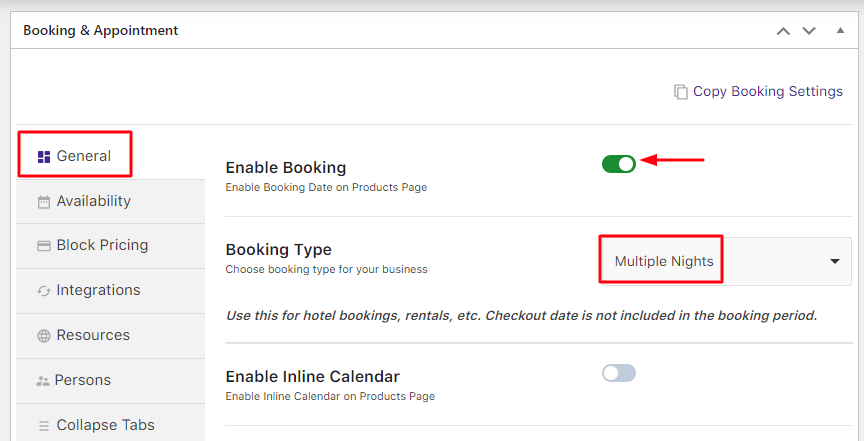 Setup lockout limit or maximum bookings for Variable products - Tyche Softwares Documentation