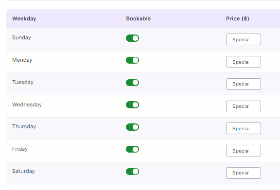 Setup lockout limit or maximum bookings for Variable products - Tyche Softwares Documentation