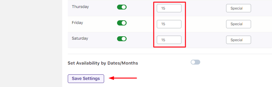 Set up lockout limit for attribute values which are considered as quantity in Variable Products - Tyche Softwares Documentation