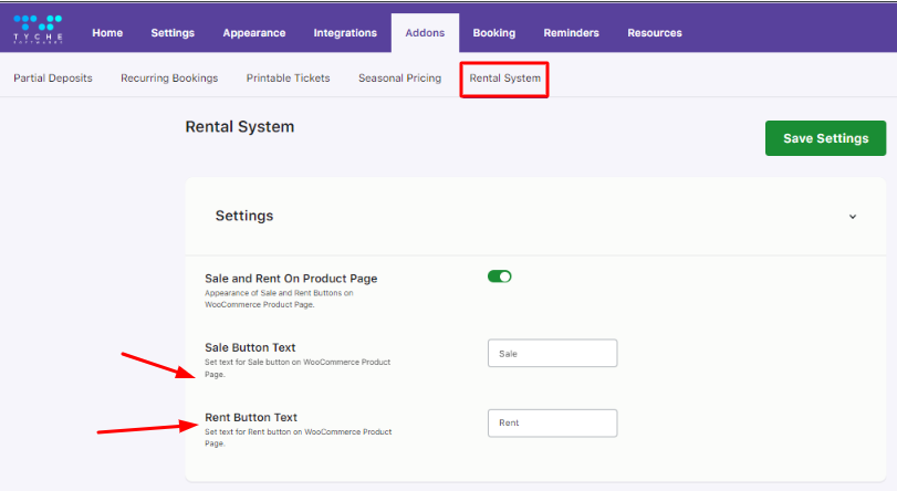 Rental System - Tyche Softwares Documentation