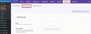 Create and Send Multiple Email or SMS Reminders Automatically - Tyche Softwares Documentation