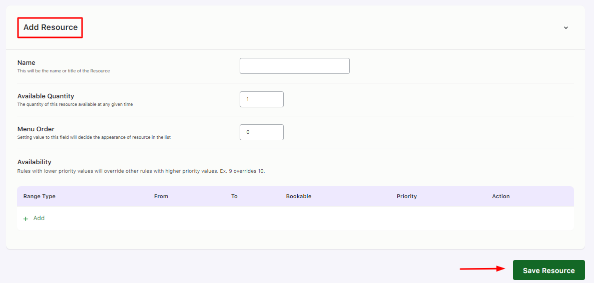 Adding and Viewing Resources - Tyche Softwares Documentation