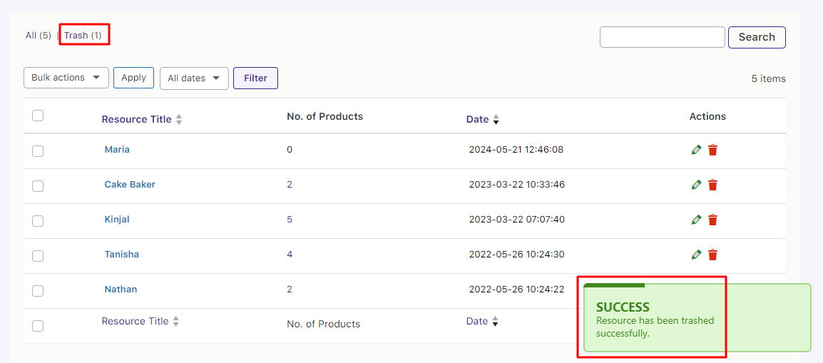 Adding and Viewing Resources - Tyche Softwares Documentation