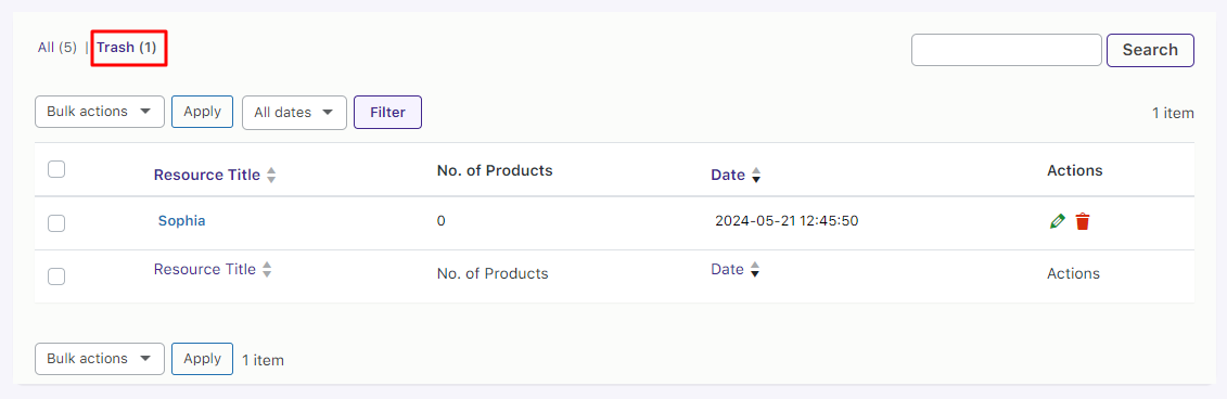 Adding and Viewing Resources - Tyche Softwares Documentation
