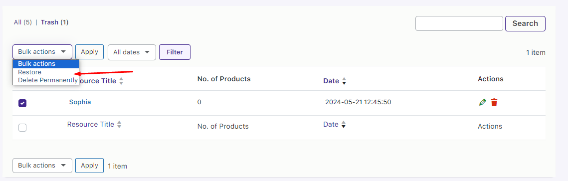 Adding and Viewing Resources - Tyche Softwares Documentation