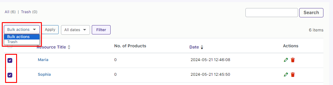 Adding and Viewing Resources - Tyche Softwares Documentation