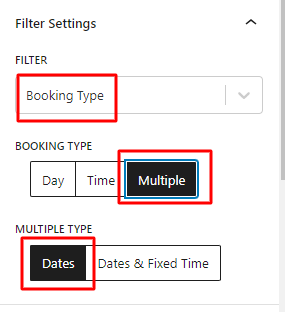 Available Bookings Block - Tyche Softwares Documentation