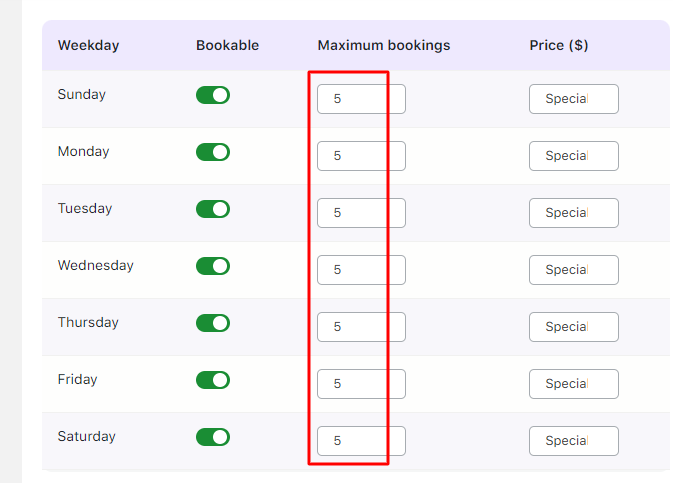 Using Resources for different Booking Types - Tyche Softwares Documentation