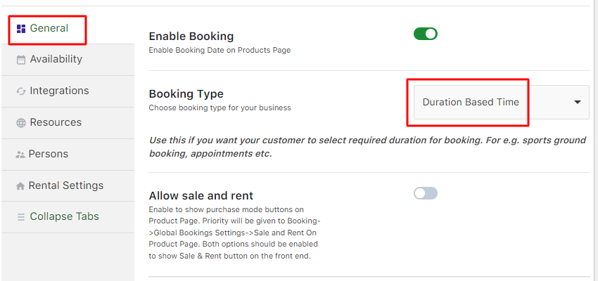 Managing Time Availability - Tyche Softwares Documentation
