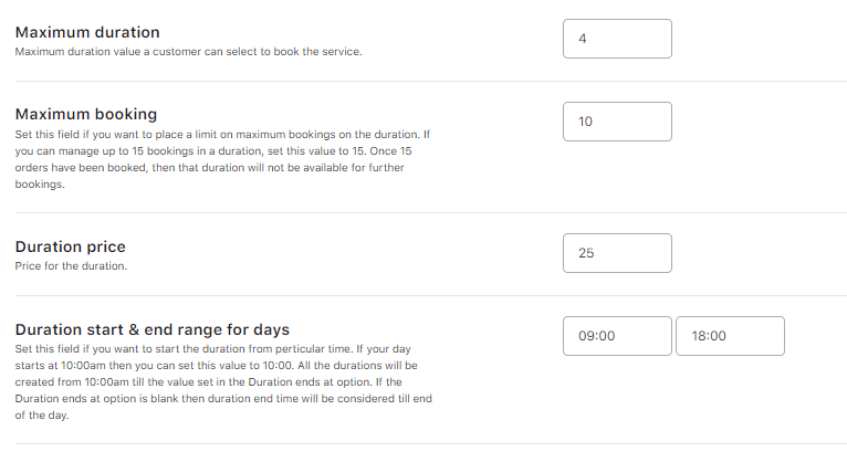 Managing Time Availability - Tyche Softwares Documentation