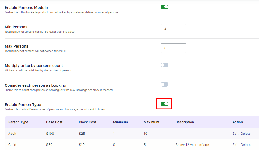 Persons Feature - Tyche Softwares Documentation