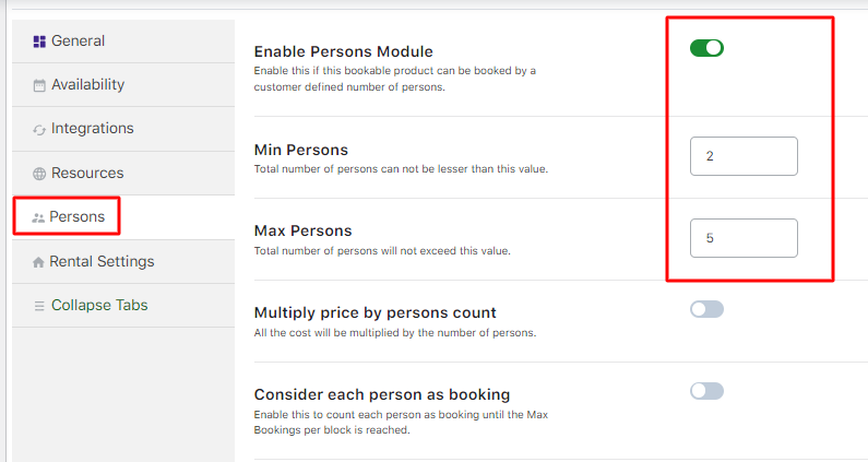 Persons Feature - Tyche Softwares Documentation