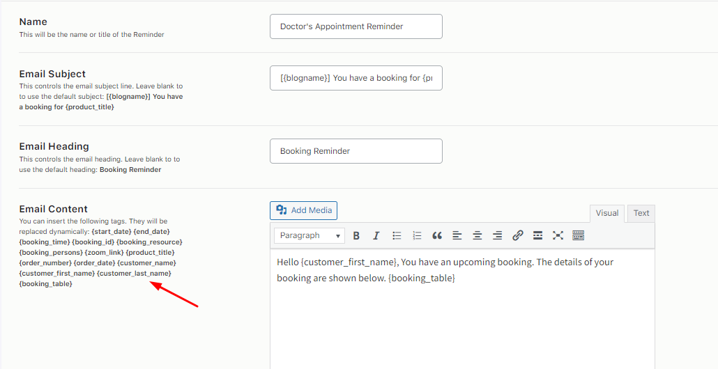 Create and Send Multiple Email or SMS Reminders Automatically - Tyche Softwares Documentation