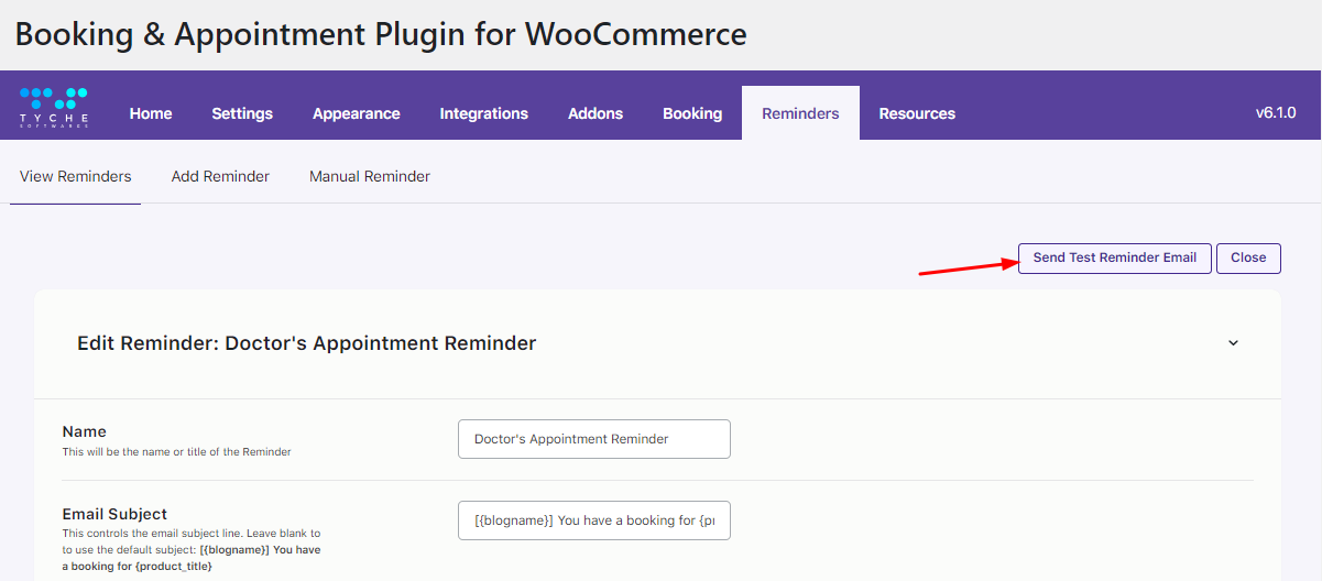 Create and Send Multiple Email or SMS Reminders Automatically - Tyche Softwares Documentation