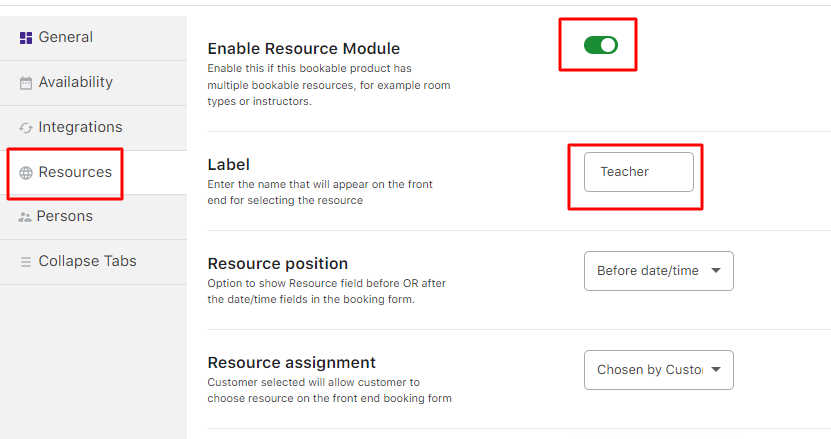 Compatibility of the Resources with Simple Subscription Products - Tyche Softwares Documentation