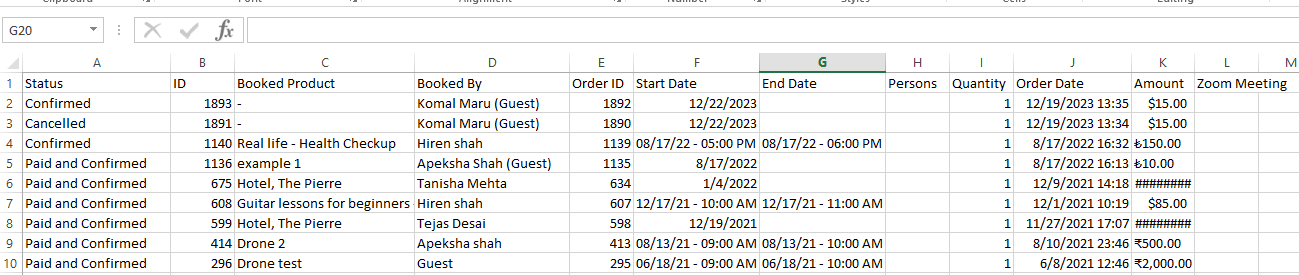 View Bookings for Dokan Vendors - Tyche Softwares Documentation