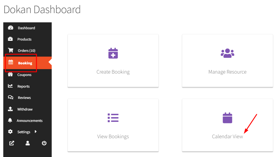 View bookings in the Calendar & set up Holidays for Dokan Vendors - Tyche Softwares Documentation