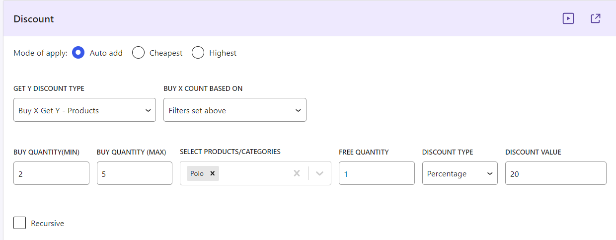 Buy Any Product in Category X and Get Chosen Product Y at 20% Off If Cart Subtotal > $150 - Tyche Softwares Documentation