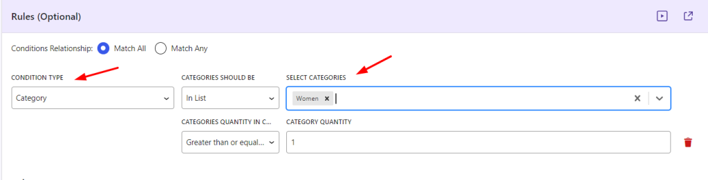 Additional Conditions - Tyche Softwares Documentation