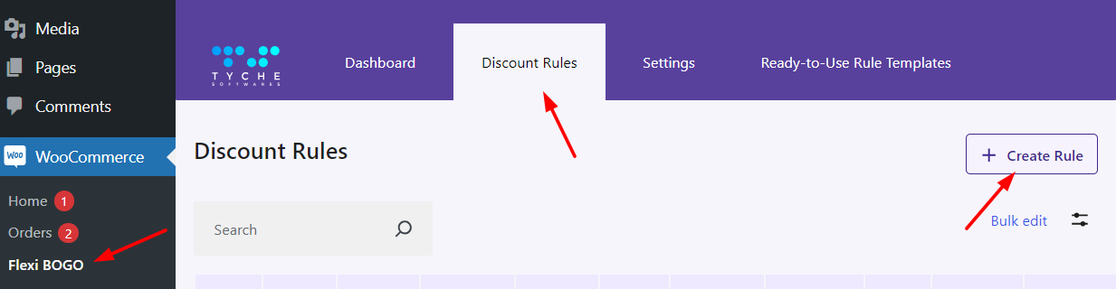Selecting the Discount Type - Tyche Softwares Documentation