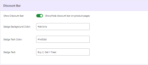 Adding a Discount Bar on the Product Page - Tyche Softwares Documentation