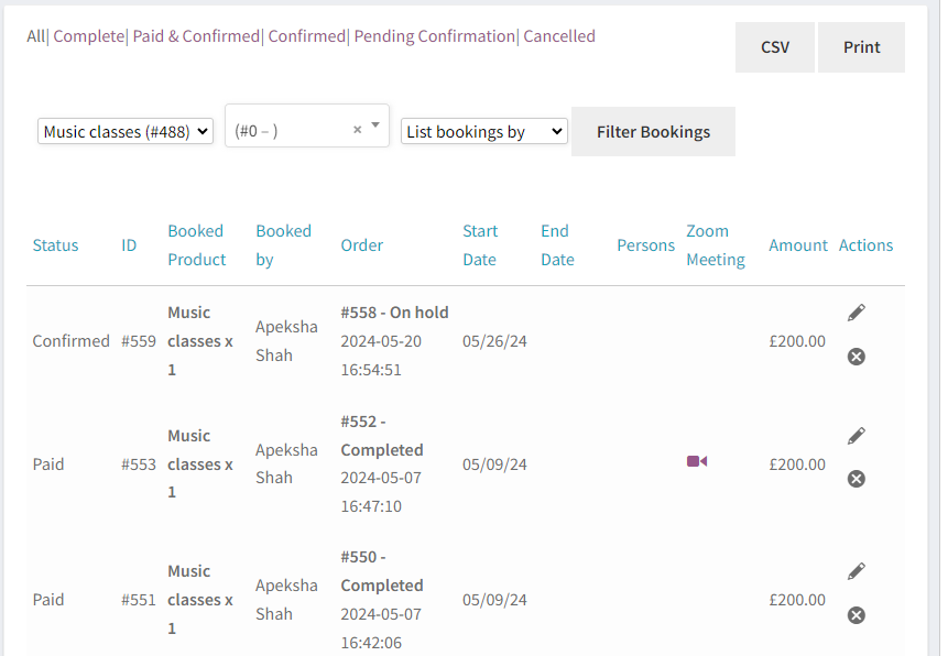 How WCFM Vendors can view booking details - Tyche Softwares Documentation