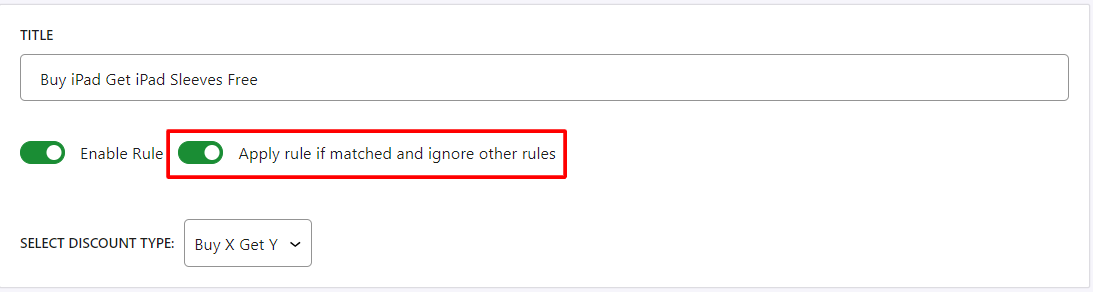 Selecting the Discount Type - Tyche Softwares Documentation