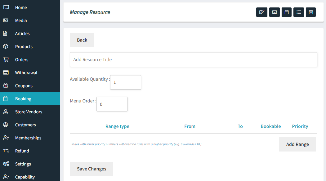 How WCFM Vendors can manage resources - Tyche Softwares Documentation