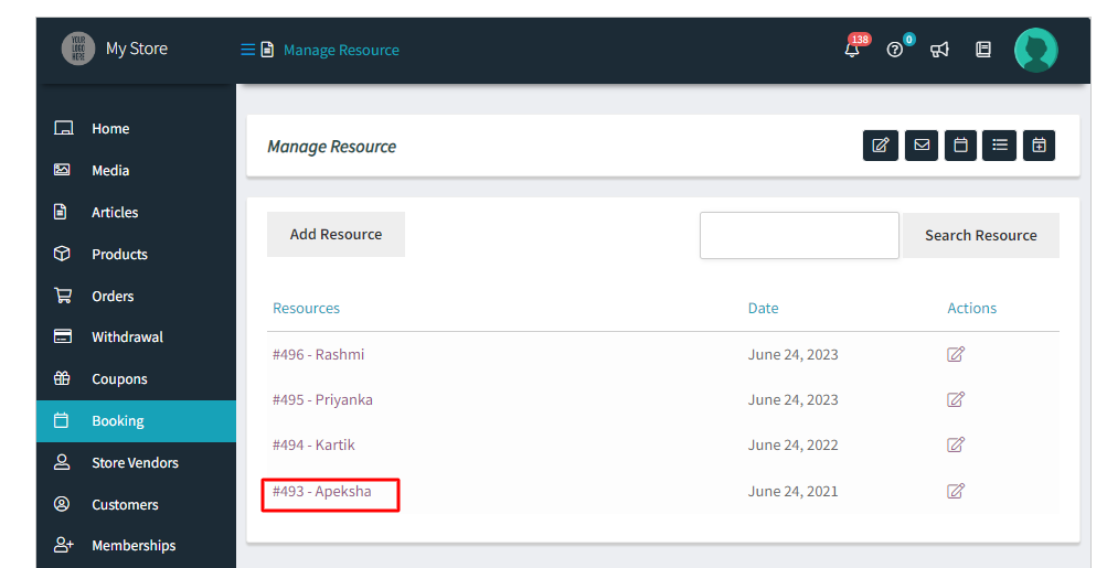 How WCFM Vendors can manage resources - Tyche Softwares Documentation