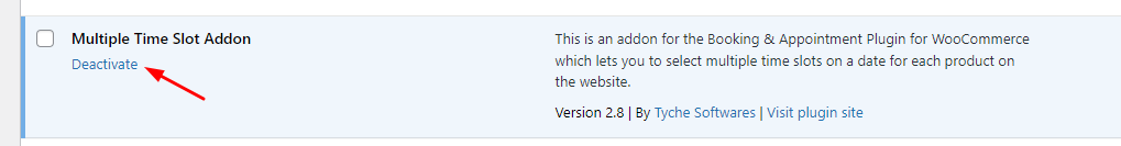 Multiple Time Slot Addon - Tyche Softwares Documentation