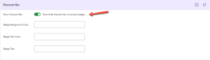 Adding a Discount Bar on the Product Page - Tyche Softwares Documentation