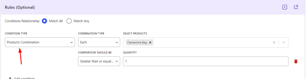 Additional Conditions - Tyche Softwares Documentation