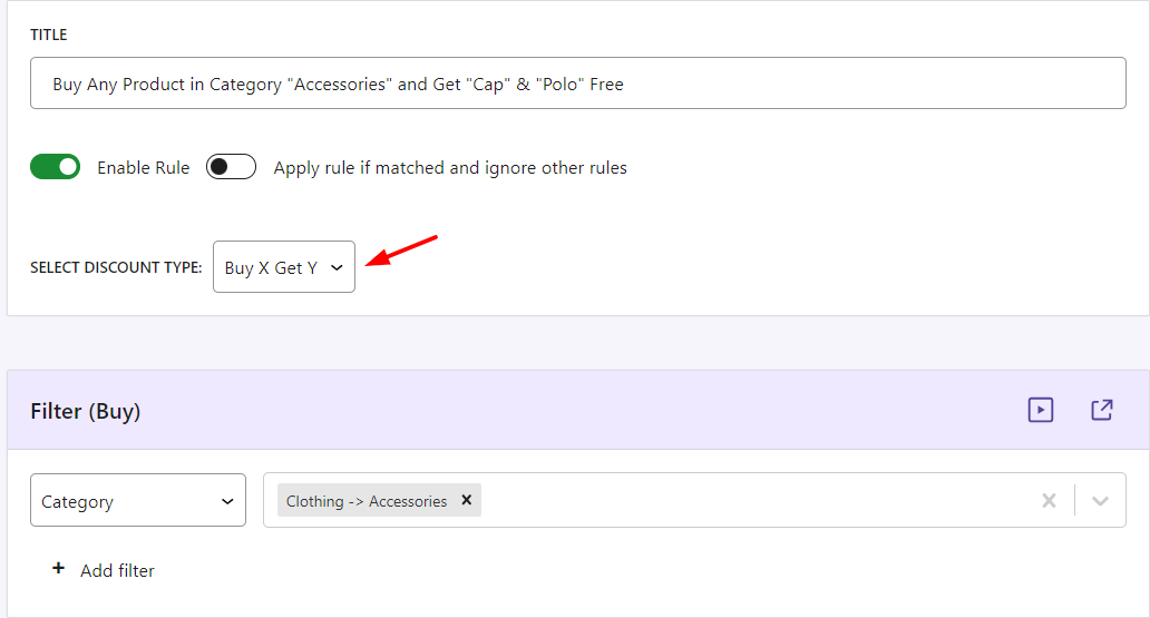 Buy Any Product in Category X and Get Chosen Product Y Free - Tyche Softwares Documentation