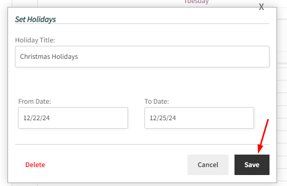 How WCFM Vendors can view bookings in the Calendar & set up Holidays - Tyche Softwares Documentation