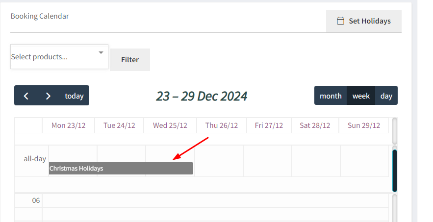 How WCFM Vendors can view bookings in the Calendar & set up Holidays - Tyche Softwares Documentation