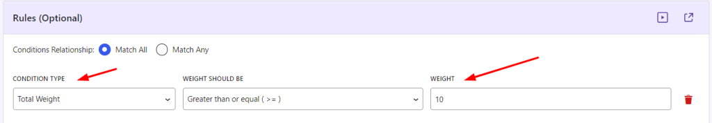 Additional Conditions - Tyche Softwares Documentation