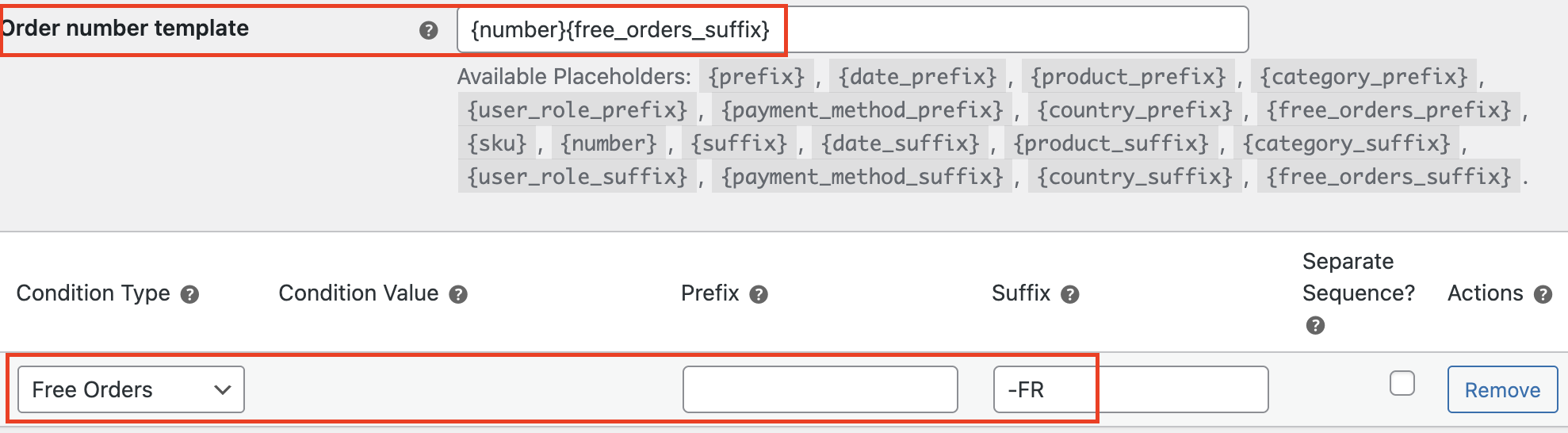 Conditional Prefix/Suffix Rules for Order Numbers 21 Conditional Prefix/Suffix Rules for Order Numbers - Tyche Softwares Documentation
