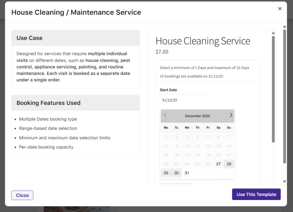 House Cleaning / Maintenance Service