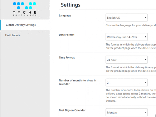 product delivery date pro for woocommerce tyche softwares uk time 24 hour format