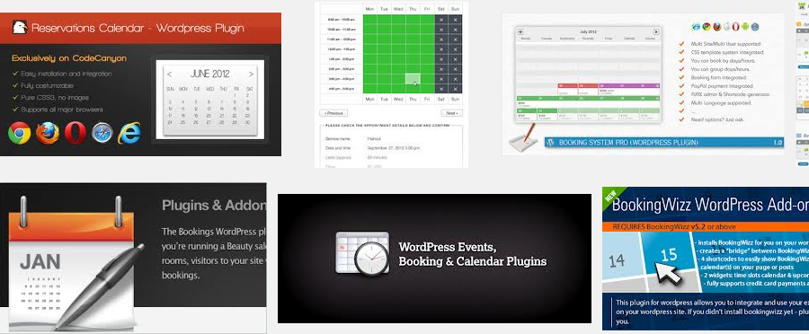 Wordpress booking systems Wordpress booking systems