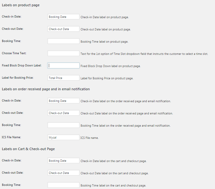 change field labels with Booking & Appointment Plugin for WooCommerce- Labels for Hotel Bookings change field labels with Booking & Appointment Plugin for WooCommerce- Labels for Hotel Bookings