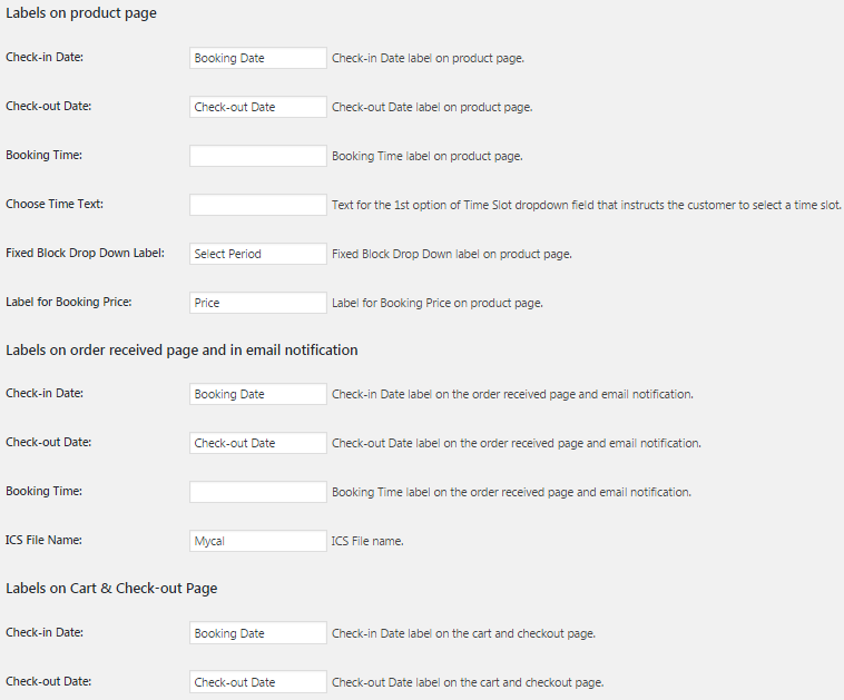 change field labels with Booking & Appointment Plugin for WooCommerce- Labels for Rental Apartments change field labels with Booking & Appointment Plugin for WooCommerce- Labels for Rental Apartments