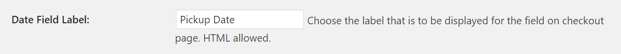 Change the labels for Delivery date & Time fields in Order Delivery Date Pro for WooCommerce - Date Field Label 