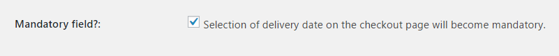 Delivery Date field Mandatory 2 Set Delivery Date field as required on WooCommerce Checkout Page - Enable Mandatory Field